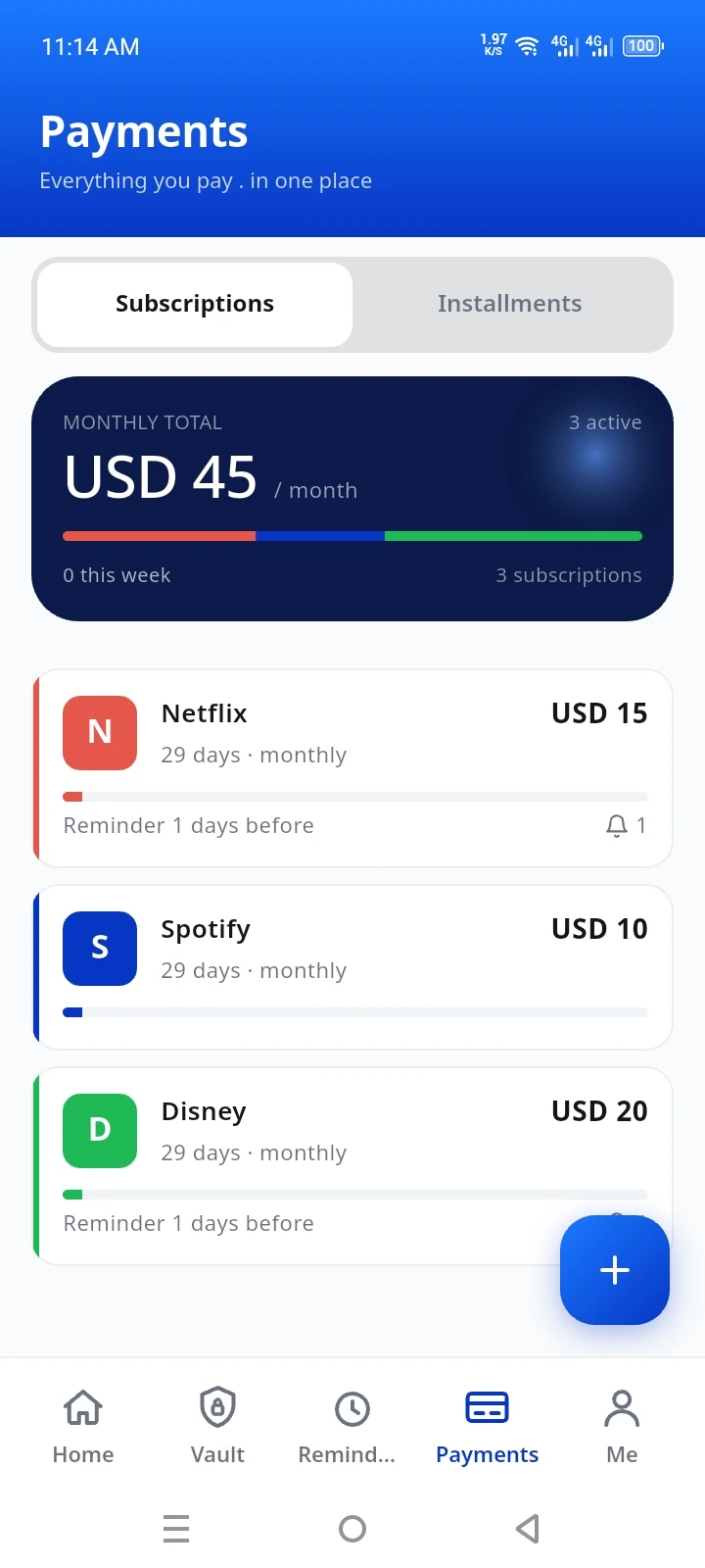 Keevo app